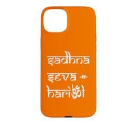 Sadhna Seva and Haribol Case for iPhone 15 Plus
