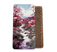 Sadhu board, Wooden Yoga Board for Acupressure and Meditation with Nails for Deep Tissue Massage, Acupuncture Massage, Nails Distance 0.39 In (10 mm) (sakura, 0.39)