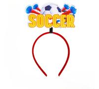 SaDiao World Cup Soccer Ball Headband, 2 Pcs, Football Theme Party Accessory (001,standard)