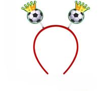 SaDiao World Cup Soccer Ball Headband, 2 Pcs, Football Theme Party Accessory (012,standard)