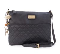 Sadie Quilted Leather Cross Body Bag Catwalk Collection Handbags Black Medium