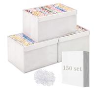 Sadnyy 753 Pcs 8.3 x 11 Inch Fabric Organizer Comic Book Boards with U Shape Plastic Alligator Clips and Oxford Flip Storage Box for Folding and Storing Cloth Straight