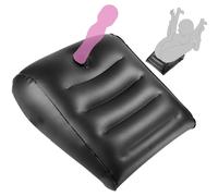 Sadodo 2 in1 Inflatable Sex Cushion,Waterproof Surface with Dildo Holder, Triangle Wedge Lumbar Cushion, Erotic Ramps,Sex Toys for Couples,Men,Woman G Spot Position,Home Camping Travel Car Use