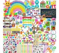 Sadodo Kids Party Bag Fillers,Pack 300PCS Favour Toy Assortment,Finger Skateboarding,Glasses,Colorful Clay,Airplane,Puzzle,Birthday Christmas,New Year Bag Toys Fillers for Kids Boys Girls, Gift A1011