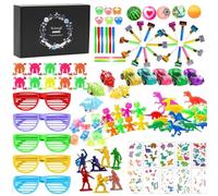 Sadodo Kids Party Bag Fillers,Pack of 155 PCS Favour Toy Assortment,Birthday New Year Bag Toys Fillers for Kids Boys Girls, Lucky Dip Prizes Gift A1006 Christmas