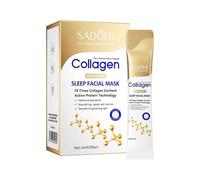 Sadoer Collagen Anti Aging Sleep Facial Mask with 10 Times More Collagen Content Active Protein Technology - 20 pcs