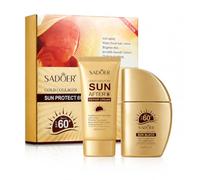 Sadoer Gold Collagen SPF60+ Sun Block & After Sun Repair Cream Set