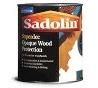 Sadolin 1 Litre Superdec Satin Opaque Woodstain Black