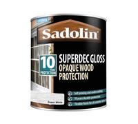 Sadolin Superdec Opaque Wood Protection Super White Gloss 1 litre