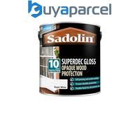 Superdec Gloss Opaque Wood Protection - Super White - 2.5L - Super White - Sadolin