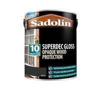 Supedec Opaque Wood Potection Black Gloss 5 lite SAD5028855