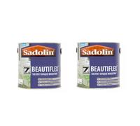 Sadolin Beautiflex Opaque Woodstain White 2.5L Pack Of 2
