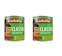 Sadolin Classic Wood Protection Redwood 1L Pack Of 2
