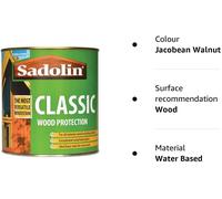 Sadolin Classic Wood Protection Jacobean Walnut 1 litre