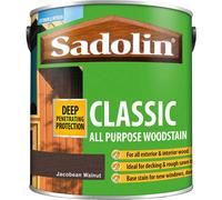 Sadolin Classic Woodstain - Jacobean Walnut - 2.5L