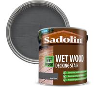 Sadolin Decking Stain, 2.5L, All Colours, Apply to Wet Wood, Water- Based