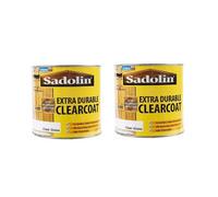 Sadolin Extra Durable Clear Coat Gloss Finish 1L Pack Of 2