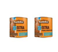 Sadolin Extra Durable Woodstain African Walnut 500Ml Pack Of 2