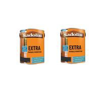 Sadolin Extra Woodstain Ebony 5L Pack Of 2