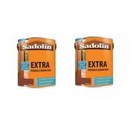 Sadolin Extra Woodstain Redwood 5L Pack Of 2