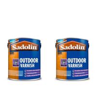 Sadolin Outdoor Varnish Satin Finish 2.5L Pack Of 2