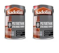 Sadolin Polyurethane Durable Varnish Matt 2.5L Pack Of 2