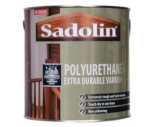 Sadolin Polyurethane Extra Durable Varnish 2.5 litre Satin