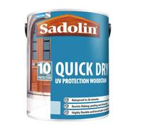 Sadolin Quick Dry Uv Protection Woodstain Jacobean Walnut 5L