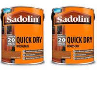Sadolin Quick Dry Woodstain Antique Pine 2.5L Pack Of 2