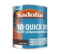 Sadolin Quick Dry Uv Protection Woodstain Jacobean Walnut 1L