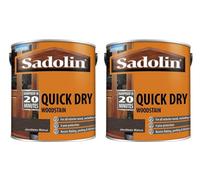 Sadolin Quick Dry Woodstain Jacobean Walnut 2.5L Pack Of 2