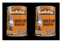 Sadolin Quick Dry Woodstain Natural 2.5L Pack Of 2