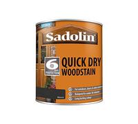 Sadolin Quick Drying Woodstain 1 litre Std Colour - Ebony
