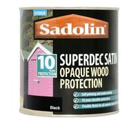 Sadolin Superdec Opaque Wood Protection 1 litre - Black Satin