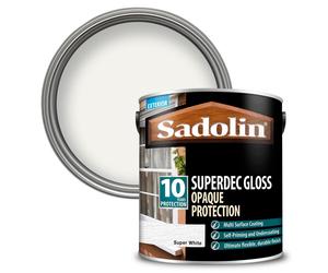 Sadolin Superdec Gloss Opaque Protection Super White 2.5L