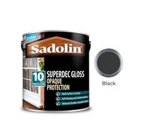 Sadolin Superdec Gloss Opaque Wood Protection - Black - 5L