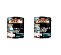 Sadolin Superdec Gloss Super White 2.5L Pack Of 2