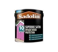 Sadolin Superdec Opaque Satin Wood Protection Self Priming Undercoat Black White