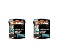Sadolin Superdec Opaque Wood Protect Black Gloss 2.5L Pack Of 2
