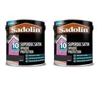 Sadolin Superdec Opaque Wood Protect Black Satin 2.5L Pack Of 2