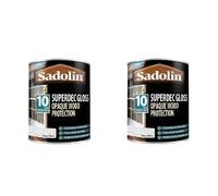 Sadolin Superdec Opaque Wood Protect White Gloss 1L Pack Of 2