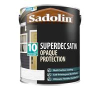 Sadolin Superdec Opaque Wood Protection, 5L, Life of Riley M0490R, Multi-Surface Exterior Paint