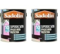 Sadolin Superdec Opaque Wood Protection Walnut 2.5L Pack Of 2