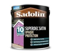 Sadolin Superdec Satin / Gloss Opaque Wood Protection Black, White, Grey