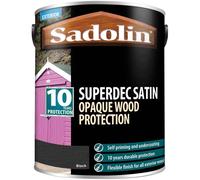 Sadolin Superdec Opaque Wood Protection Black Satin 2.5 litre