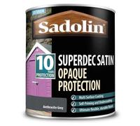 Sadolin Superdec Satin Opaque Wood Protection 5 Litre Anthracite Grey