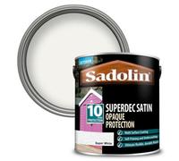 Sadolin Superdec Satin Opaque Wood Protection Super White 2.5L
