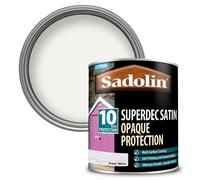 Sadolin Superdec Satin Woodstain 1ltr Super White