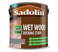 (Cape Grey) Sadolin Wet Wood Deck Stain - 2.5 L
