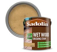 (Light Oak) Sadolin Wet Wood Deck Stain - 2.5 L